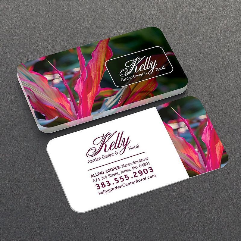 Luxury Heavyweight Business Cards, 38 pt., 2 sided, Rounded Corners, Qty 250