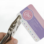 Synthetic PVC Full Color Business Card - 1 Sided, Rounded Corners
