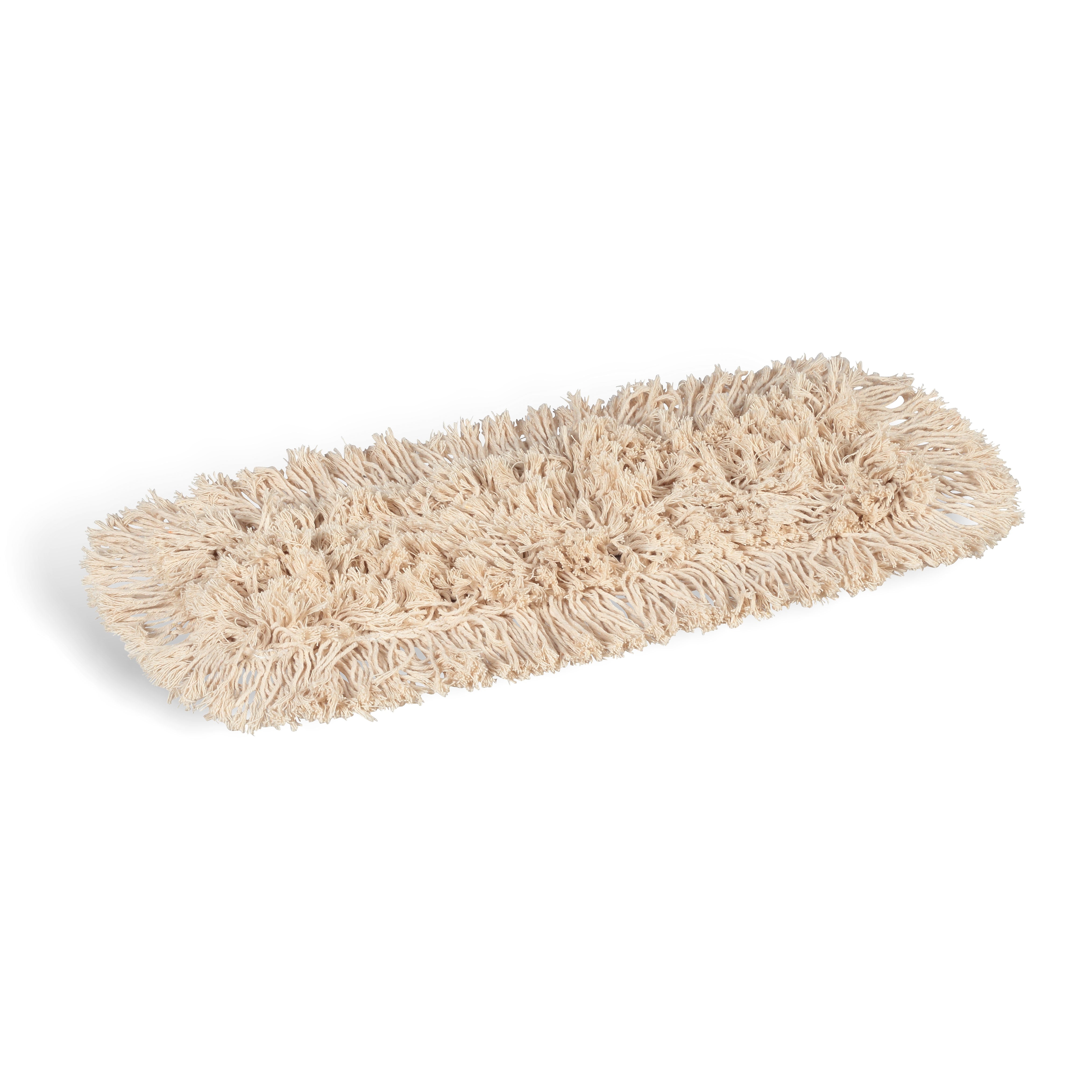 Coastwide Professional™ Cut-End Dust Mop Head, Cotton, 18" x 5", White (CW56752)