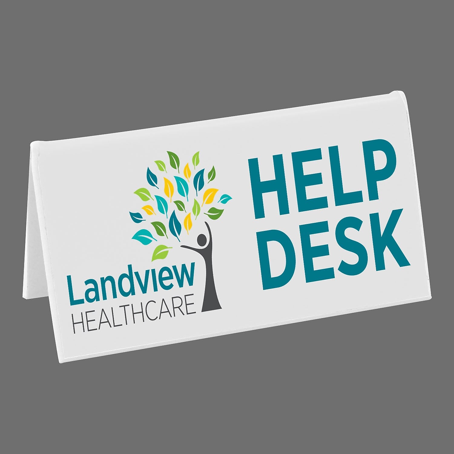Full Color Table Tent Sign, 3" x 6", Qty 1