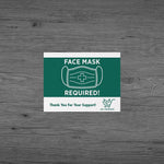 Staples Custom Full Color Repositionable Floor Decal - 8mil Textured Vinyl, 8-1/2 x 11, Qty 5