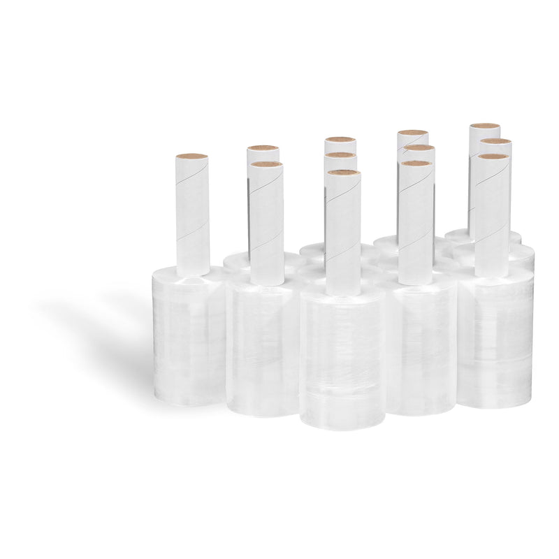 5" x 1000' 55 Gauge Cast Stretch Wrap, Clear, 12/Carton (MINI-ST1000)