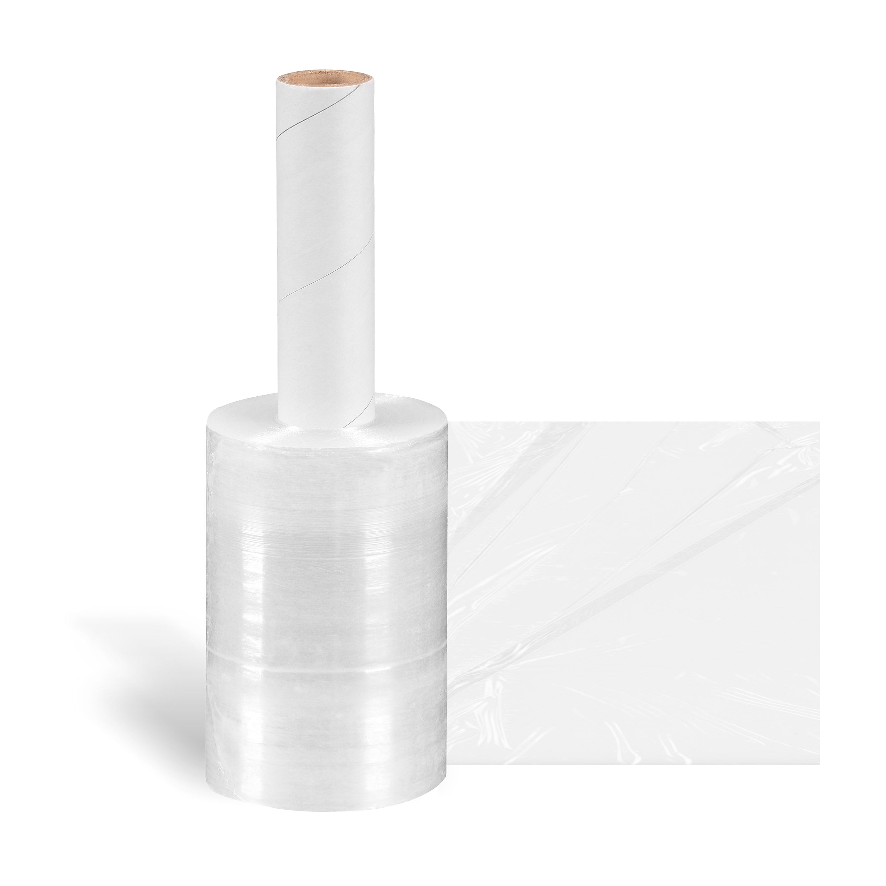 5" x 1000' 55 Gauge Cast Stretch Wrap, Clear, 12/Carton (MINI-ST1000)