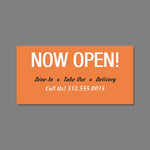 Custom Full Color Durable Vinyl Banner, 15 oz., 2' x 4', Qty 1