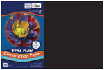 Tru-Ray 12" x 18" Construction Paper, Black, 50 Sheets (P103061)