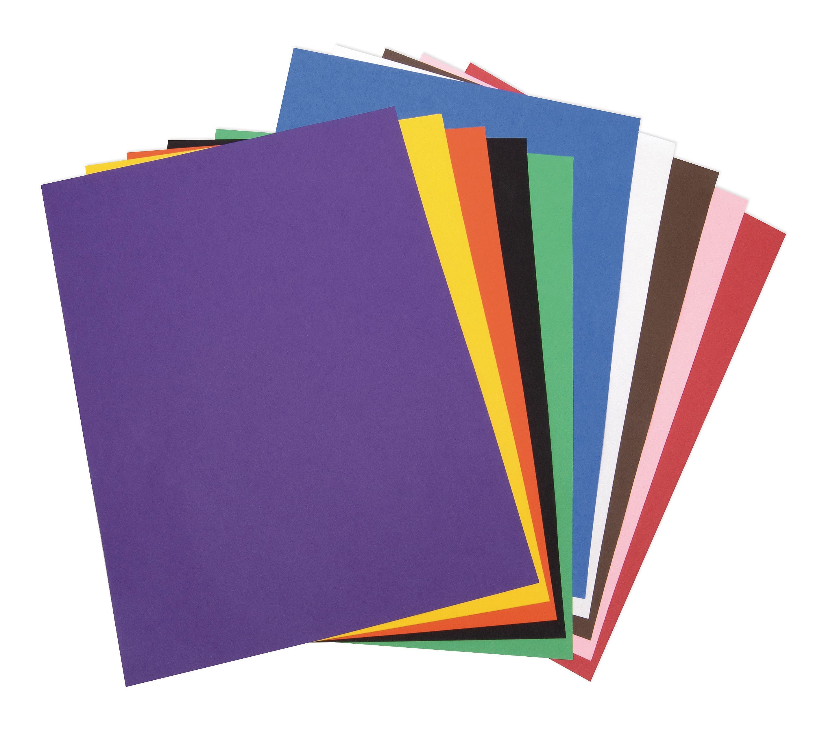 Tru-Ray 9" x 12" Construction Paper, Assorted Colors, 50 Sheets (P103031)