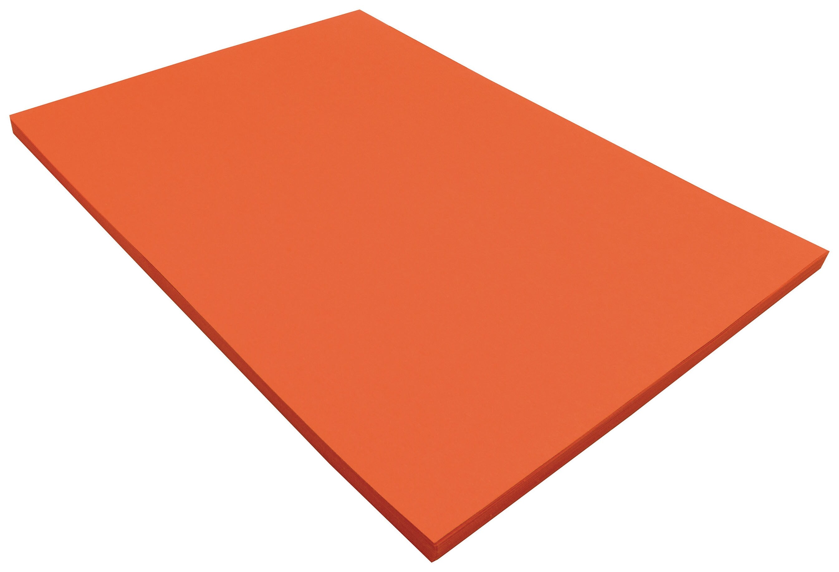 Tru-Ray 9" x 12" Construction Paper, Orange, 50 Sheets (P103002)