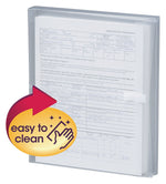 Smead Poly Wallets, 1.25" Expansion, Letter Size, Clear, 5/Pack (89661)