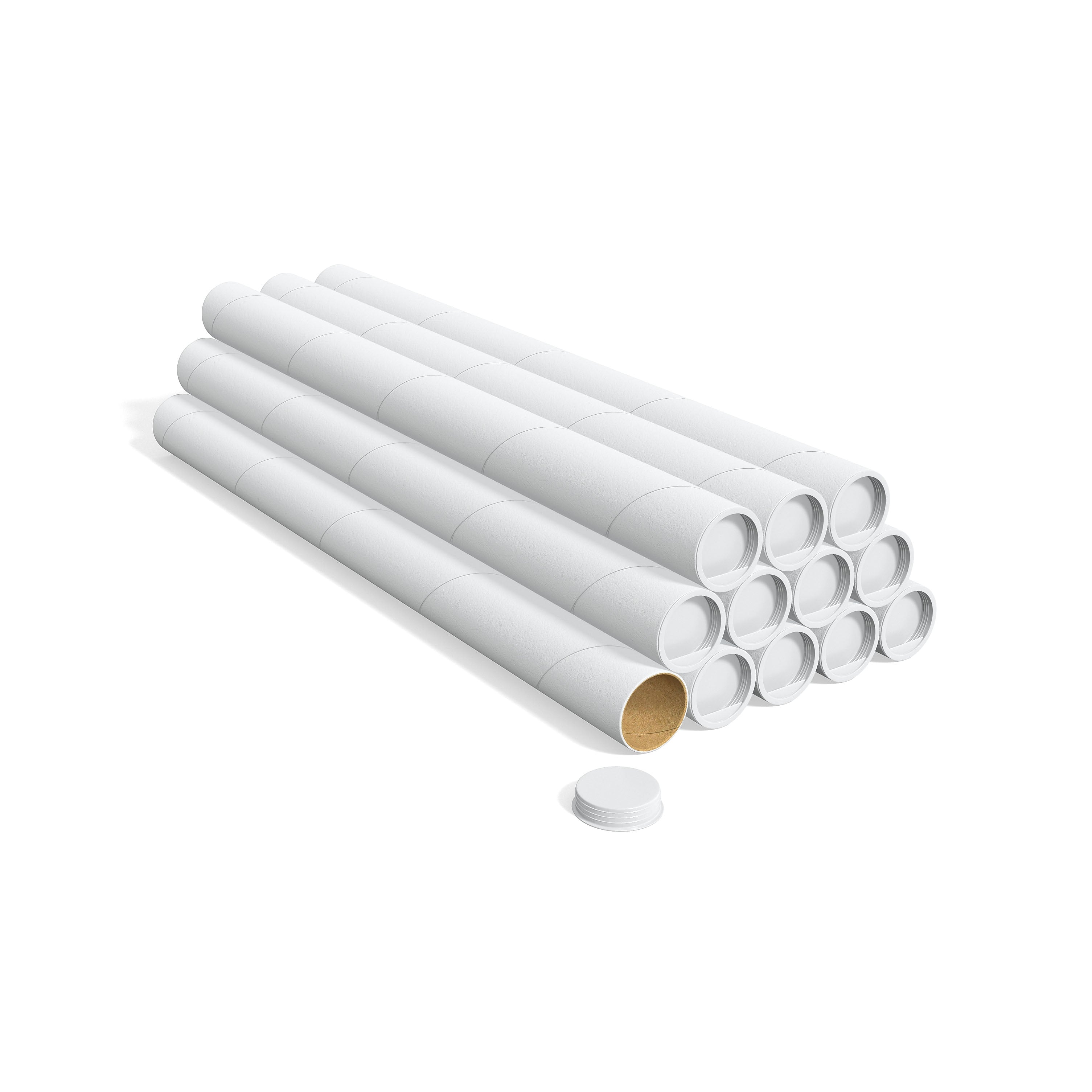 2" x 24" Mailing Tube, White, 12/Carton (ST55308)