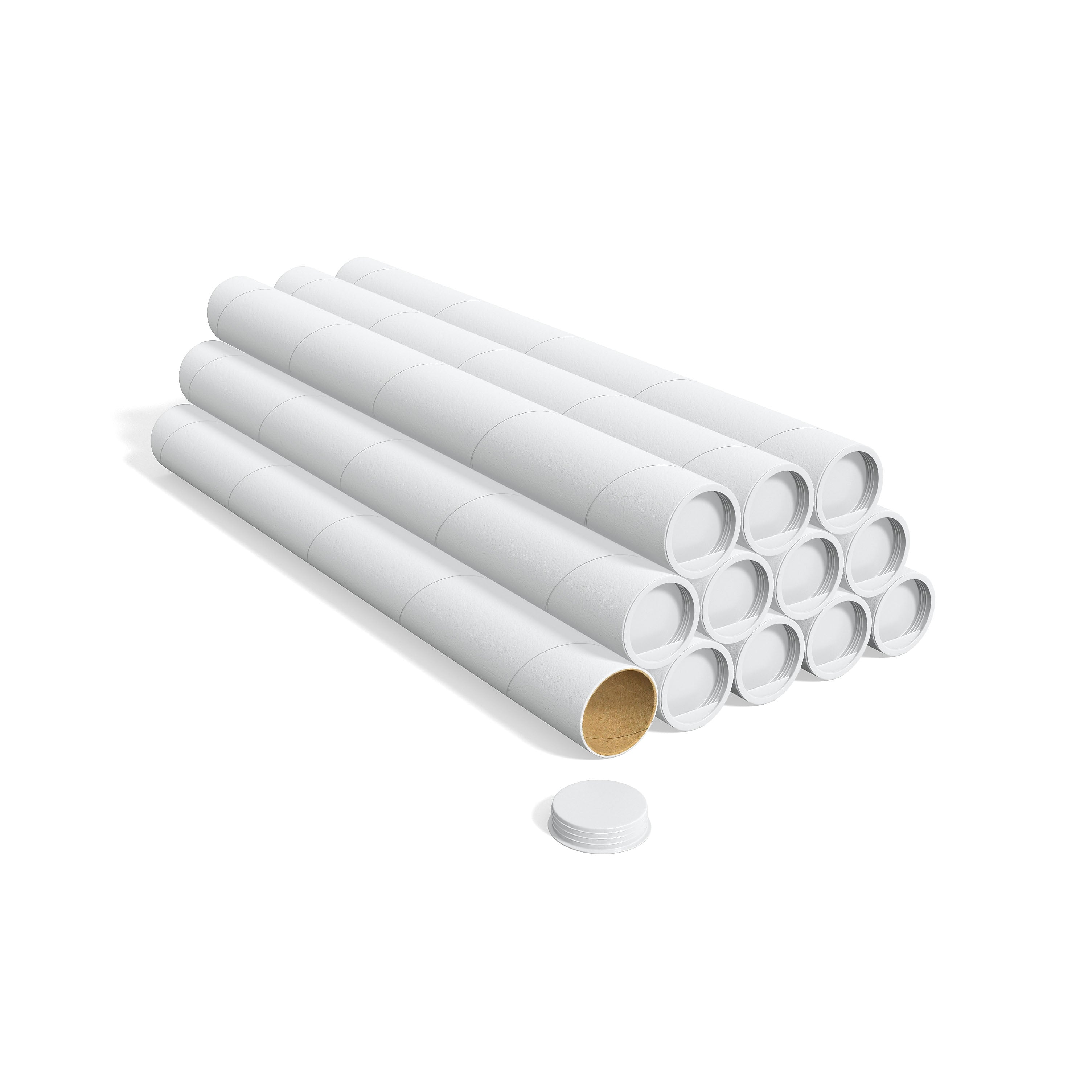 1.5" x 15" Mailing Tube, White, 12/Carton (ST55303)