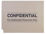 Medical Arts Press Confidential End-Tab Folders; 14 Point, 2 Fasteners, 50/Box (52319)