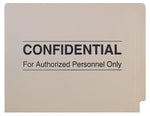 Medical Arts Press Confidential End-Tab Folders; 14 Point, 2 Fasteners, 50/Box (52319)