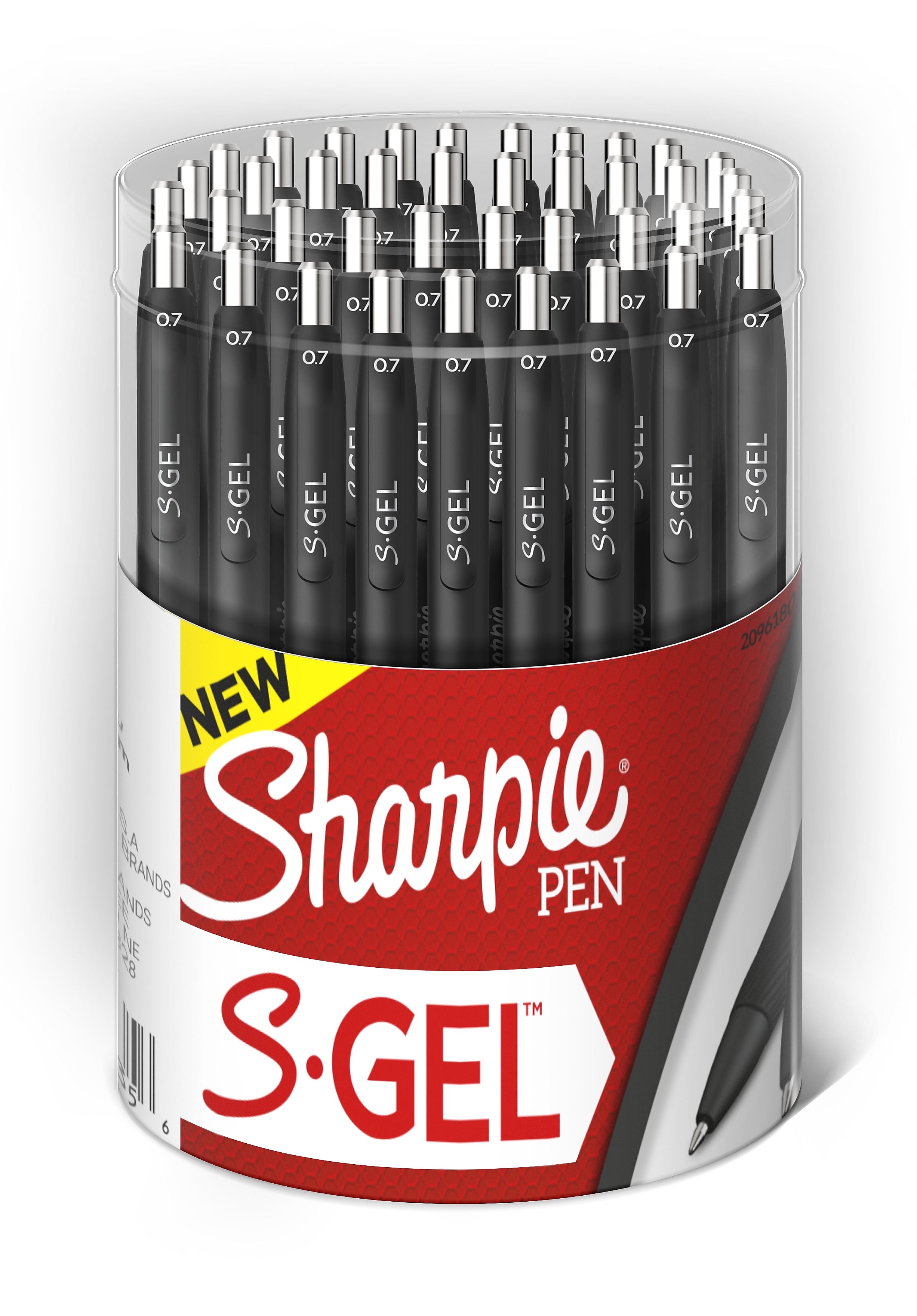 Sharpie S-Gel Retractable Gel Pens, Medium Point, 0.7mm, Black Ink, 36/Pack (2096180)