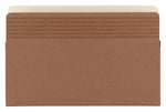 Smead Easy Grip File Pockets, Straight Cut Tab, 3.5" Expansion, Legal Size, Redrope, 25/Box (73210)