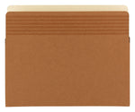 Smead Easy Grip Redrope File Pockets, 5.25" Expansion, Letter Size, Brown, 10/Box (73209)