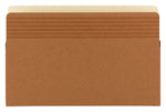 Smead Easy Grip Paper Stock File Pocket, 5.25" Expansion, Legal Size, Redrope, 10/Box (73211)