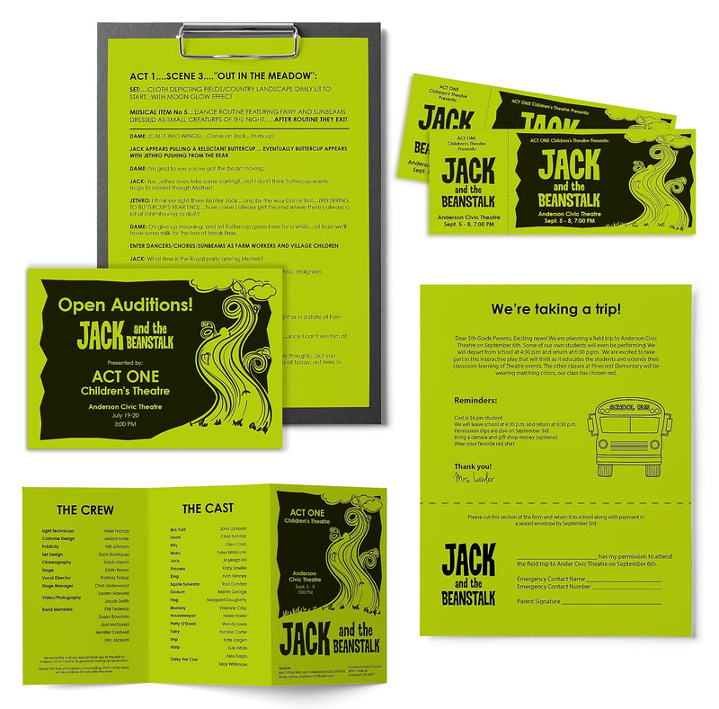 Astrobrights Colored Paper, 24 lbs., 8.5" x 14", Terra Green, 500 Sheets/Ream (22582)
