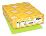 Astrobrights Colored Paper, 24 lbs., 8.5" x 11", Vulcan Green, 500 Sheets/Ream (21859/22379)