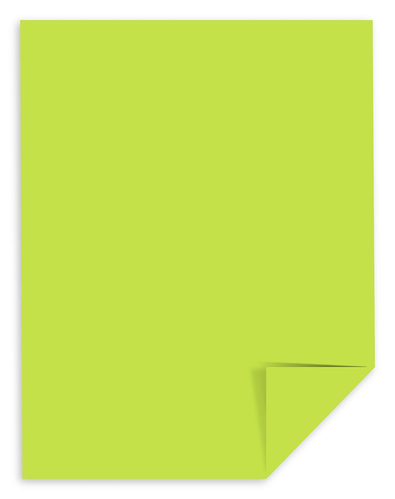 Astrobrights Colored Paper, 24 lbs., 8.5" x 11", Vulcan Green, 500 Sheets/Ream (21859/22379)