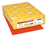 Astrobrights Colored Paper, 24 lbs., 8.5" x 11", Orbit Orange, 500 Sheets/Ream (22561)