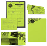 Astrobrights Colored Paper, 24 lbs., 8.5" x 11", Vulcan Green, 500 Sheets/Ream (21859/22379)