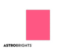 Astrobrights Colored Paper, 24 lbs., 8.5" x 11", Plasma Pink, 500 Sheets/Ream (22119)