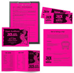 Astrobrights Colored Paper, 24 lbs., 8.5" x 11", Fireball Fuchsia, 500 Sheets/Ream (22681/21688)