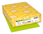 Astrobrights Colored Paper, 24 lbs., 8.5" x 11", Terra Green, 500 Sheets/Ream (22581/21588)