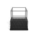 TRU RED™ 4-Compartment Wire Mesh File Organizer, Matte Black (TR57536)