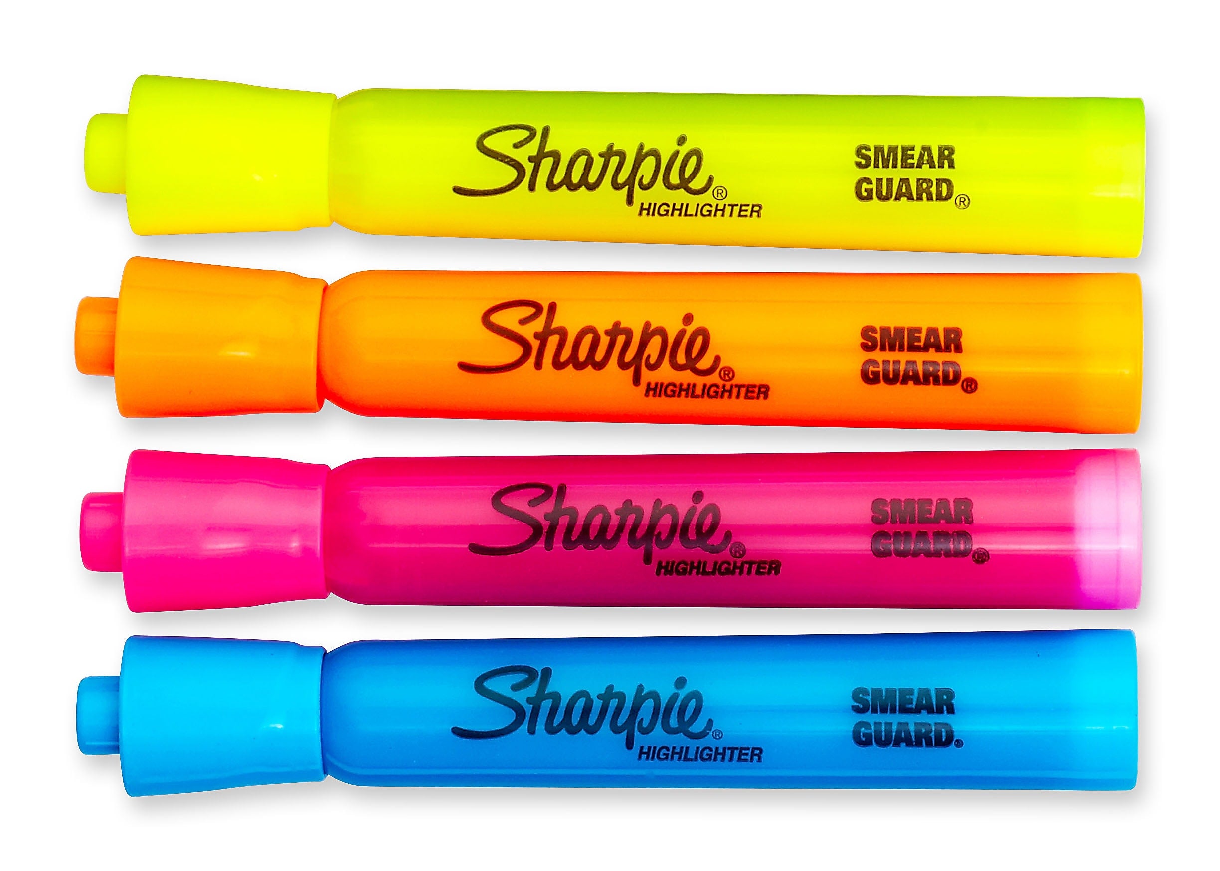 Sharpie Tank Highlighter, Chisel Tip, Assorted, 6/Pack (25786PP/25076)