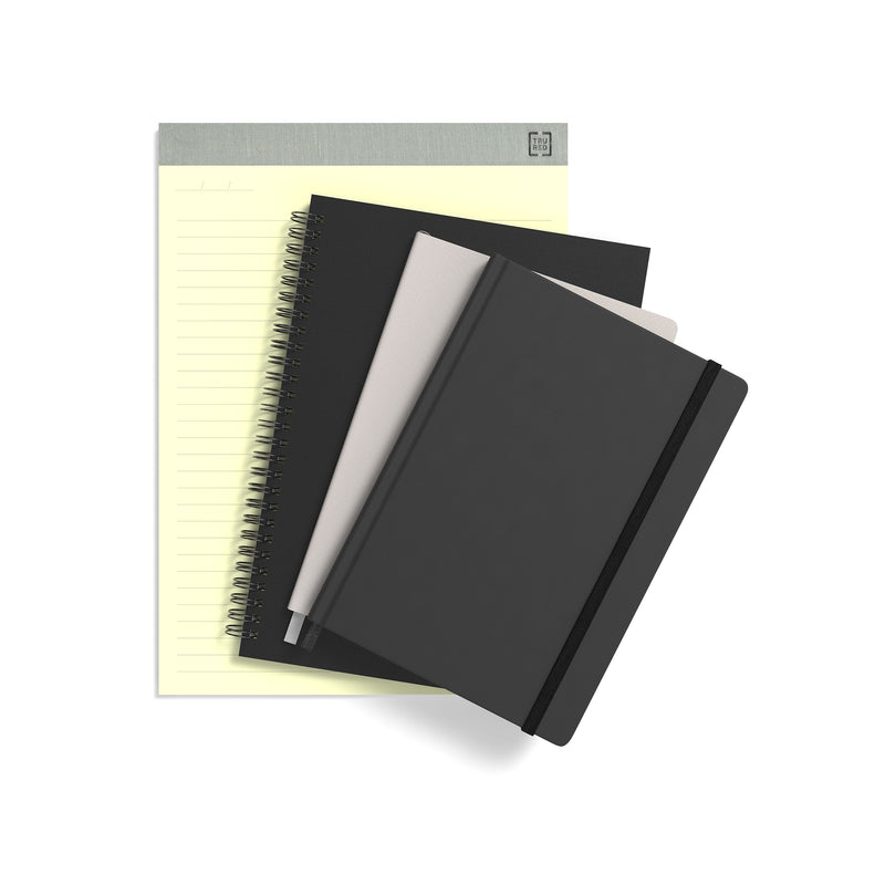 Staples Notepad, 8.5" x 11" (US letter), Wide Ruled, White, 50 Sheets/Pad, Dozen Pads/Pack, 6 Packs/Case (TR57334CT)
