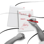 Staples Notepad, 8.5" x 11" (US letter), Wide Ruled, White, 50 Sheets/Pad, Dozen Pads/Pack, 6 Packs/Case (TR57334CT)