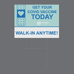 Corrugated Full Color Yard Signs, 18" x 24", 4MM, 5 Signs
