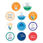 Full Color Advertising Label, Circle, 1-1/2", white gloss, Qty 250