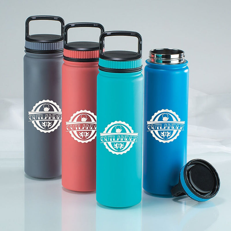 Safari Stainless Bottle 23.5 oz Laser, Qty 48