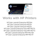 HP 508A Cyan Standard Yield Toner Cartridge, Prints Up to 5,000 Pages (CF361A)