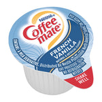 Coffee mate French Vanilla Dairy Free Liquid Creamer, 0.38 oz., 180/Box (NES18001)
