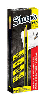 Sharpie Peel-Off China Marker, Black, Dozen (02089)