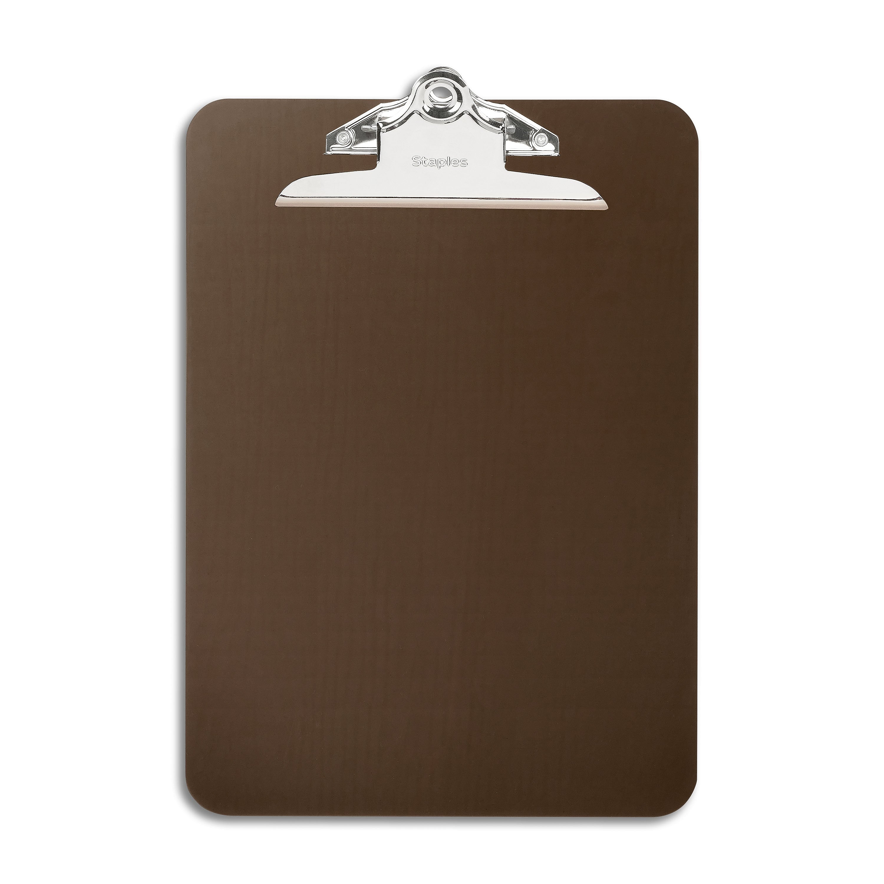 Staples Plastic Clipboard, Letter Size, Smoke, 12/Carton (11069CT)