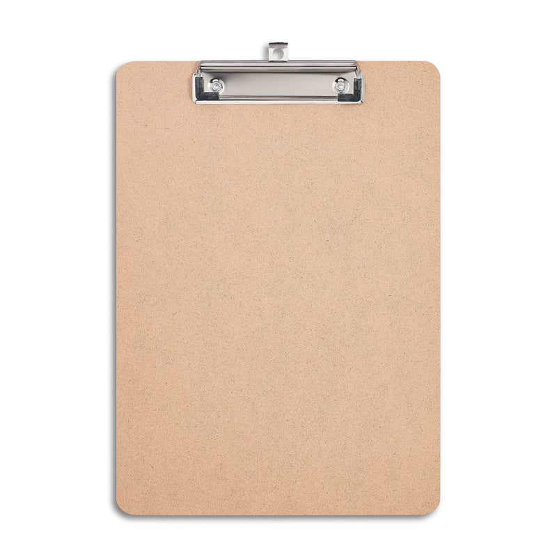 Staples® Hardboard Clipboard, Letter Size, Natural Brown (ST44292-CC)