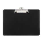 Plastic Landscape Clipboard, Letter Size, Black (28526)