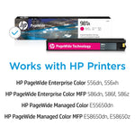 HP 981A Magenta Standard Yield Ink Cartridge, Prints Up to 6,000 Pages (J3M69A)