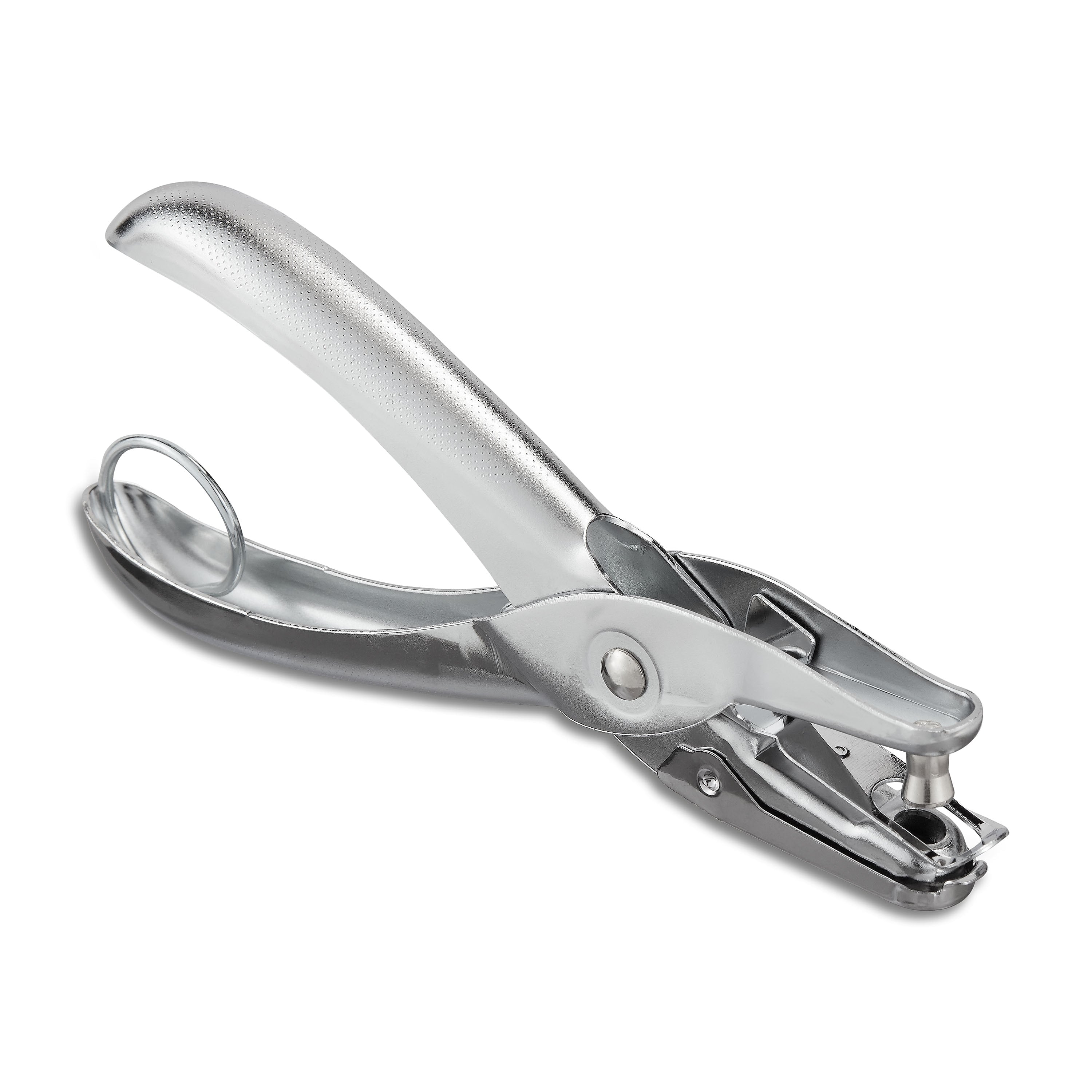 Staples 1-Hole Punch, 6 Sheet Capacity, Silver (10573-CC)