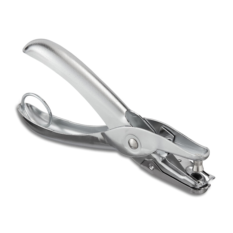 Staples 1-Hole Punch, 6 Sheet Capacity, Silver (10573-CC)
