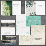"Sympathy" Pre-Versed Assorted Pack w/ Fastick® Envelopes, 25/Pk