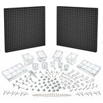 Azar Pegboard Organizer Kit Black 24 x 48-inch Each