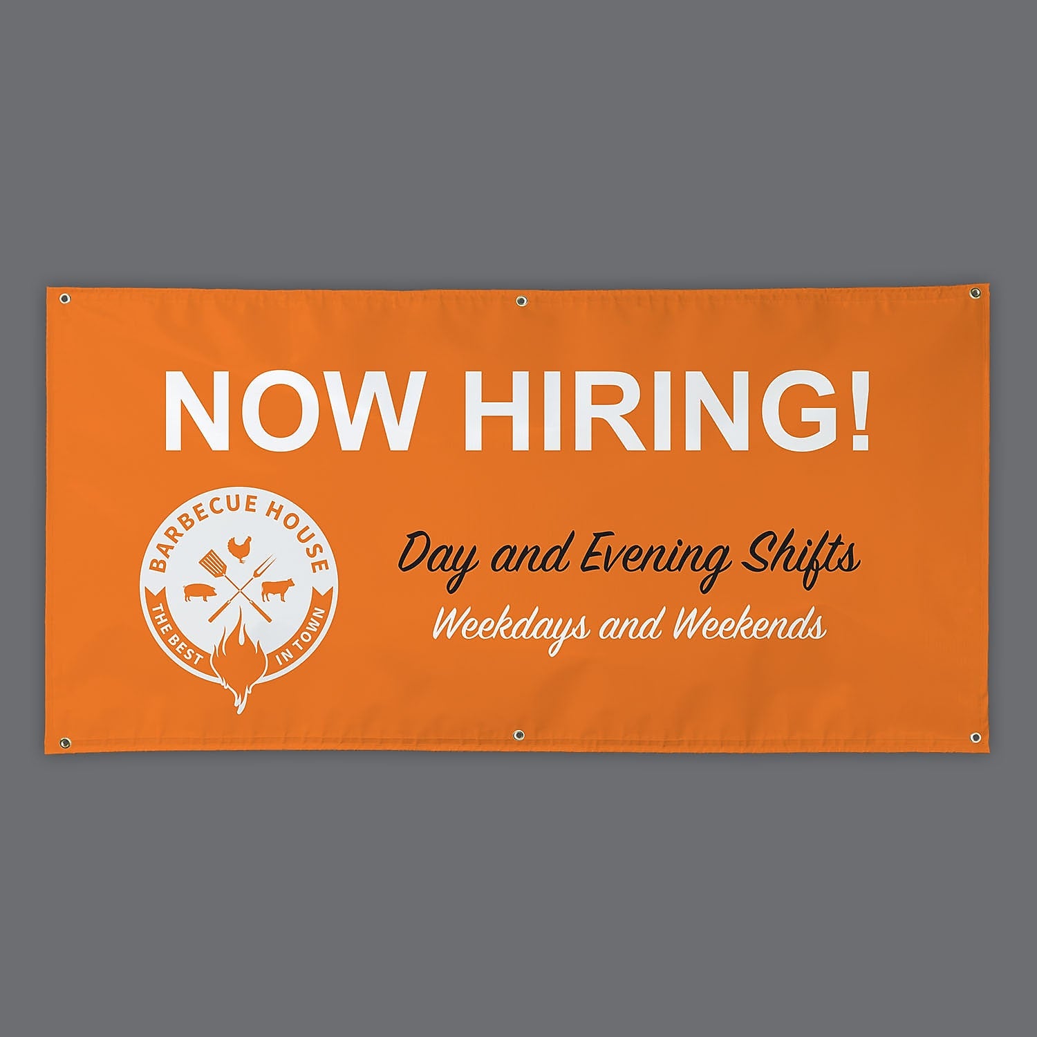 Custom Full Color Durable Vinyl Banner, 13 oz., 36" x 72"