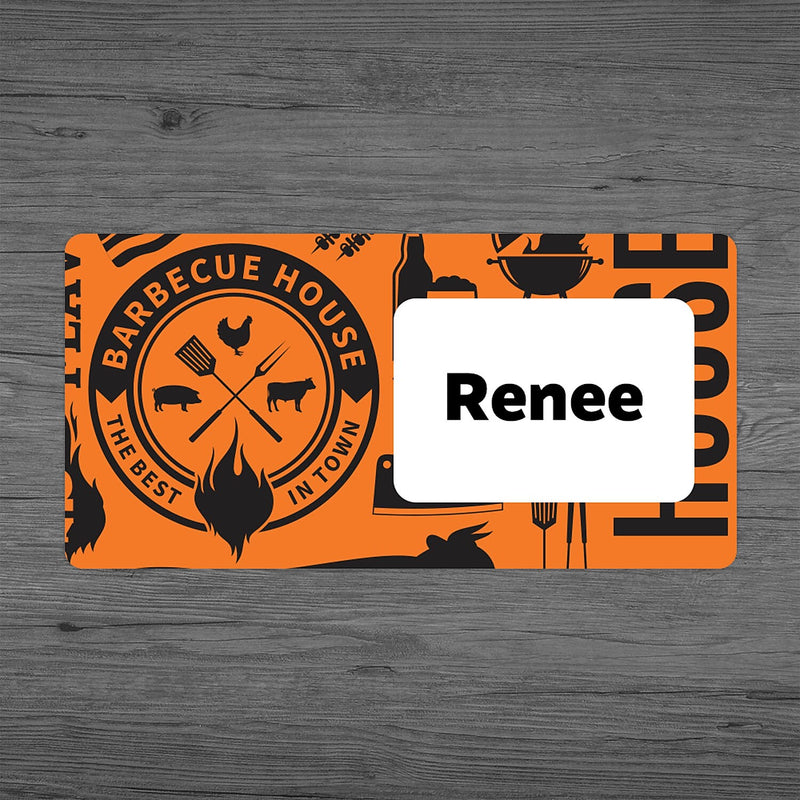 Full Color Matte Name Badge, 1-1/2" x 3", Qty 1