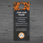 Door Hanger, 3-1/2" x 8-1/2", w/ Backside, Qty 250