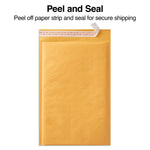 Staples 9.25" x 11" Self-Sealing Bubble Mailer, #2, Kraft, 100/Carton (ST56581B)